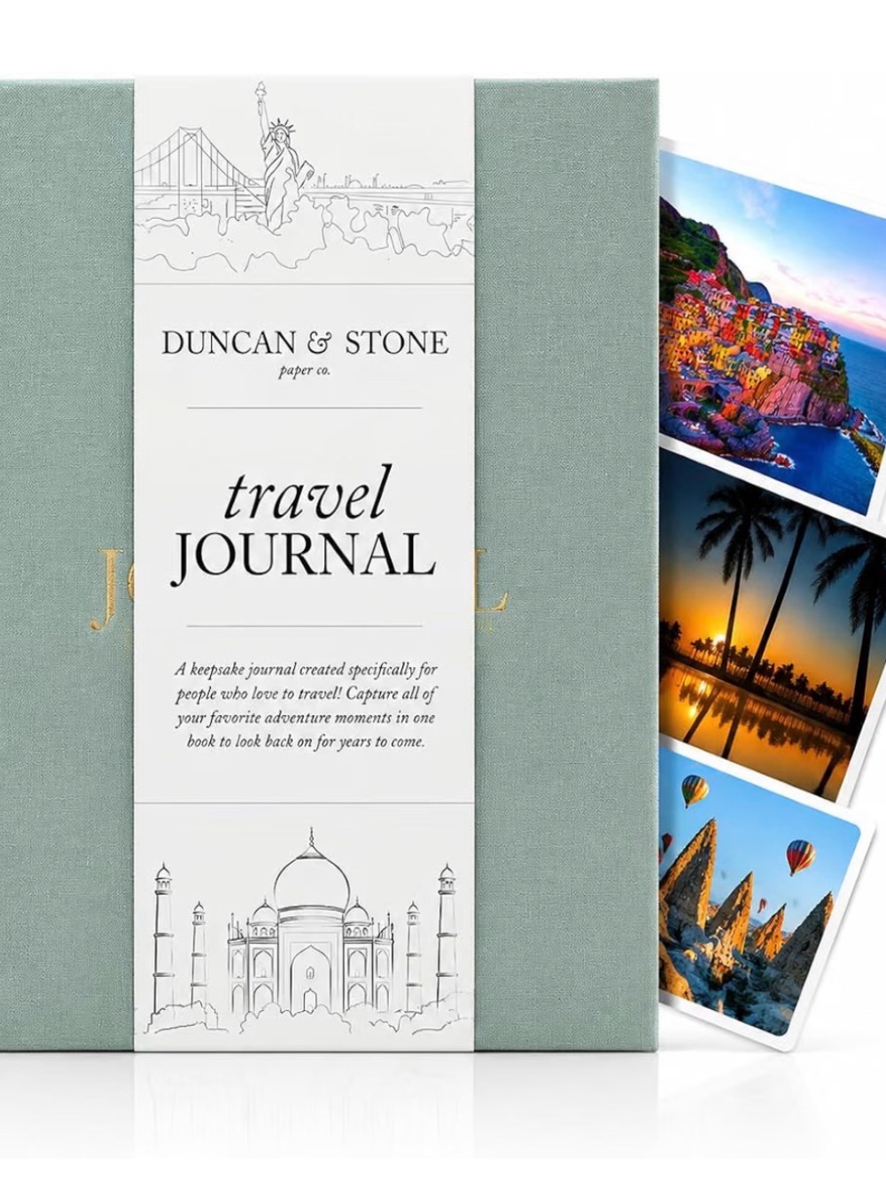 Duncan & Stone Travel Journal - Sage Green